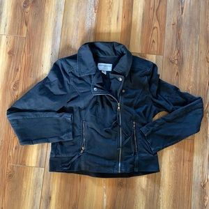 Anthropologie Marrakech knit moto jacket